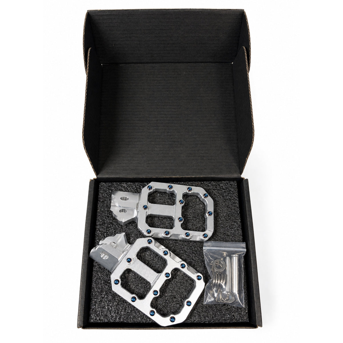 Mini E-Moto Titanium Footpegs With Installation Kit